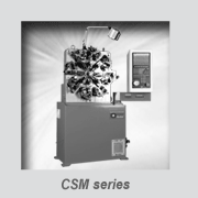 CSM series spring forming machine with rotatary quill.