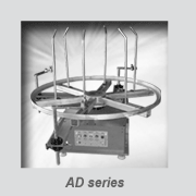 Wire decoiler or wire payoff for spring machine.