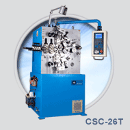 CSC-26T 2 ~ 4 axes spring coiling machine. Optional torsion device and length guage.
