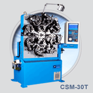CSM-30T spring forming machine with rotatiing quill  for wire range 1.0mm ~ 3.8mm
