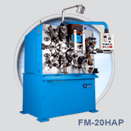 FM series strip forming machine or multi slide forming machine with press.