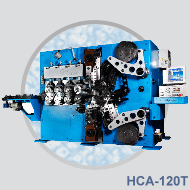 HCA-120T multi axes spring coiler. Wire range 6.0 ~ 12.0mm.
