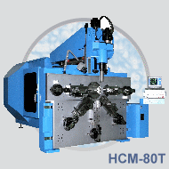 HCM-80T spring former for wire range 3.0mm ~ 8.0mm