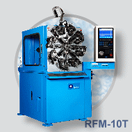 RFM-10T spring forming machine with wire rotation for wire range 0.2mm ~ 1.0mm